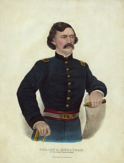 Col. Jas. A Mulligan, of the Illinois Irish Brigade by American School